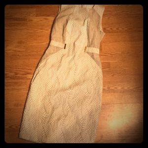 Calvin Klein Shades of khaki dress